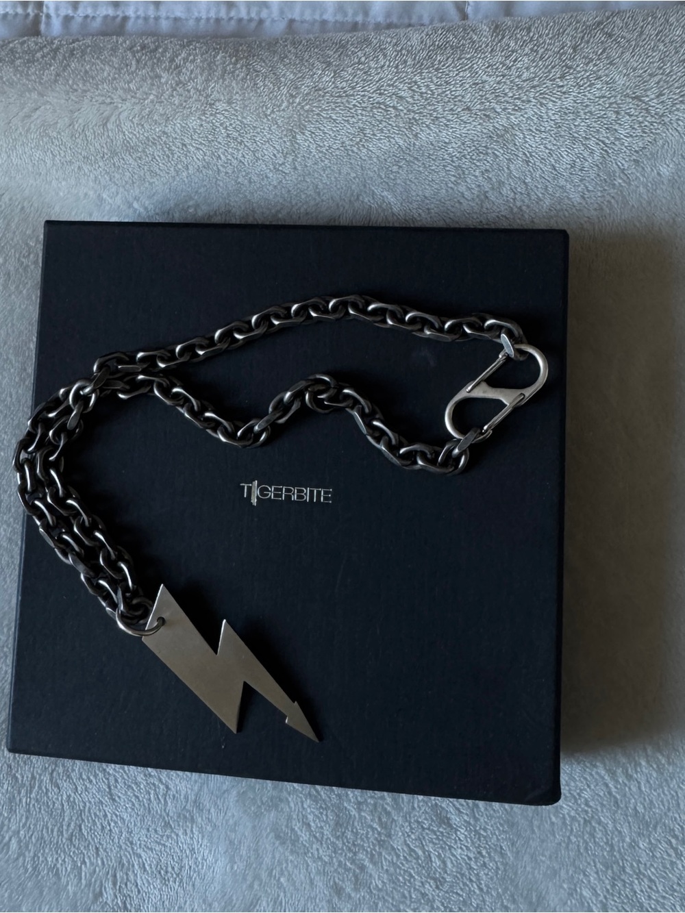 Tigerbite Silver Necklace